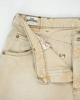 Vintage Y2K 00s Lee Dungarees Desert Khaki Denim Mid Rise Relaxed Fit Bootcut Jeans - W34 L34