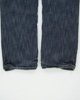 Vintage Y2K 00s G-Unit Mid Rise Raw Denim Embroidered Baggy Fit Straight Leg Jeans - W36 L33