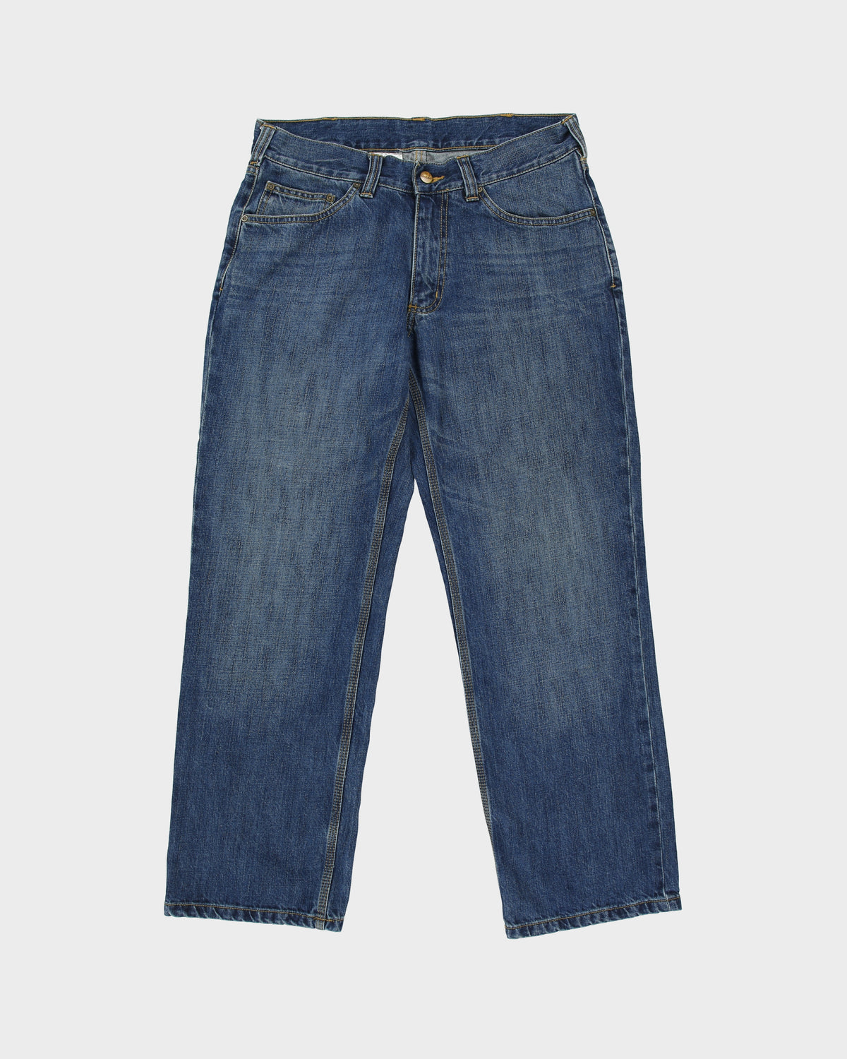 Vintage Carhartt Mid Rise Denim Loose Fit Straight Leg Jeans - W32 L30