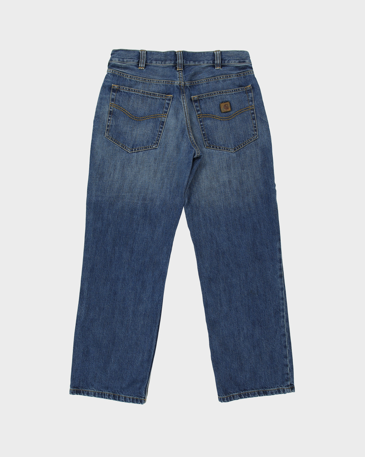 Vintage Carhartt Mid Rise Denim Loose Fit Straight Leg Jeans - W32 L30