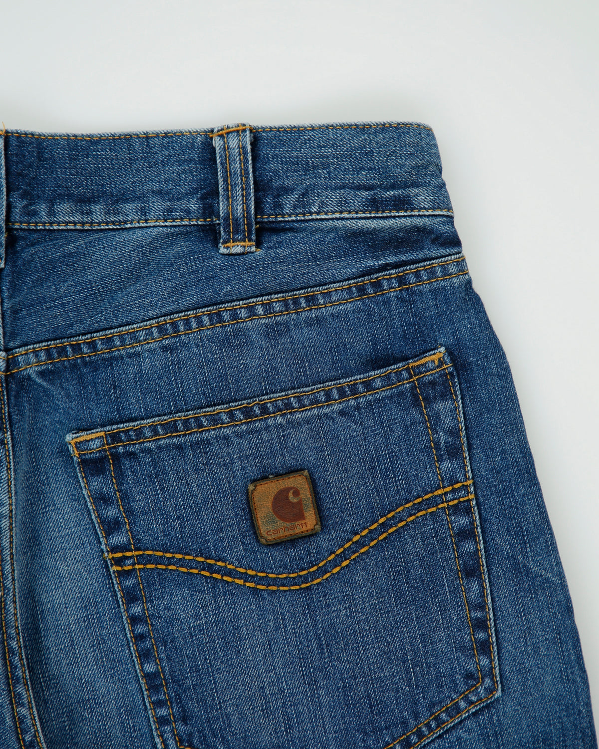 Vintage Carhartt Mid Rise Denim Loose Fit Straight Leg Jeans - W32 L30