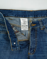 Vintage Carhartt Mid Rise Denim Loose Fit Straight Leg Jeans - W32 L30