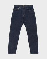Flint &amp; Tinder Mid Rise Red Selvedge Indigo Denim Made In USA Straight Fit Jeans - W34 L32