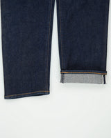 Flint &amp; Tinder Mid Rise Red Selvedge Indigo Denim Made In USA Straight Fit Jeans - W34 L32