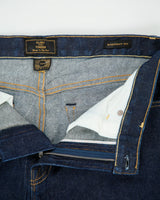 Flint &amp; Tinder Mid Rise Red Selvedge Indigo Denim Made In USA Straight Fit Jeans - W34 L32