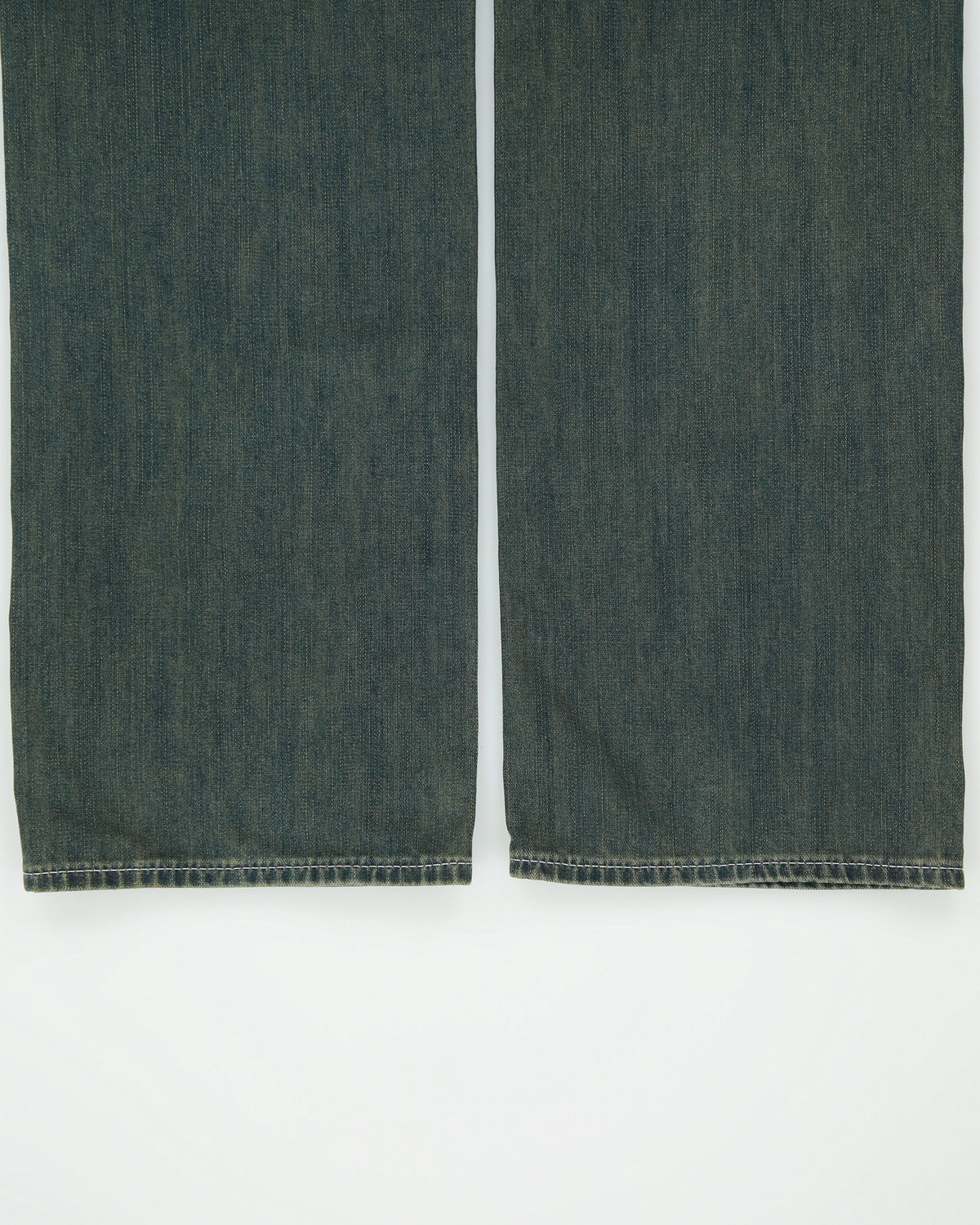 Vintage True Religion Mid Rise Mud Wash Denim Flap Pocket Straight Leg Jeans - W34 L34
