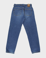 Vintage Y2K 00s Diesel Saddler 'New Saddle' Made In Italy Mid Rise Relaxed Tapered Fit Jeans - W34 L34