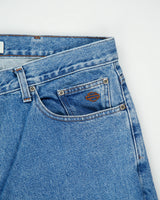 Vintage Harley Davidson Mid Rise Loose Straight Leg Denim Biker Jeans - W38 L34