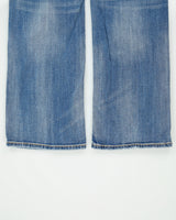 Vintage Silver Jeans 'Zac' Low Rise Contrast Stitch Denim Loose Fit Straight Leg Jeans - W36 L36