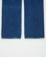 Vintage Y2K 00s True Religion 'Bobby Big QT' Low Rise Contrast Stitch Denim Made In USA Relaxed Straight Leg Jeans - W33 L34