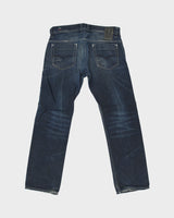 Vintage Y2K Diesel Safado Low Rise Distressed Indigo Denim Slim Straight Leg Jeans - W33 L31