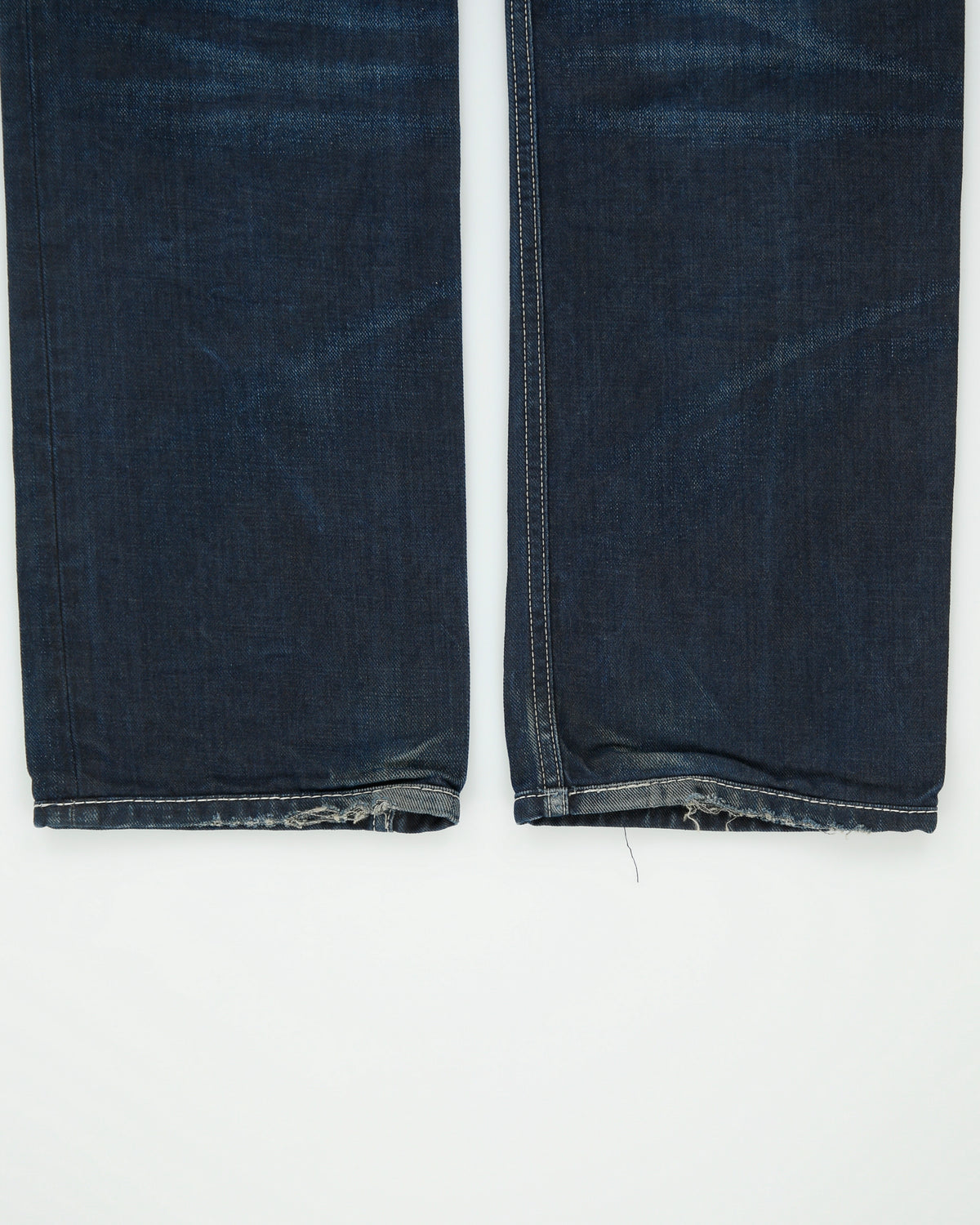Vintage Y2K Diesel Safado Low Rise Distressed Indigo Denim Slim Straight Leg Jeans - W33 L31