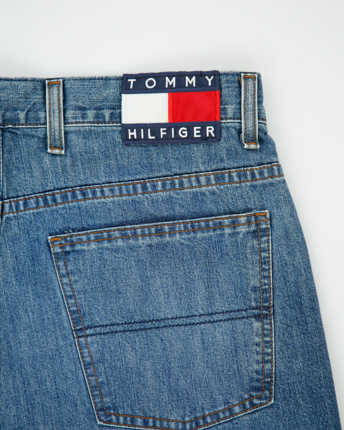 Vintage Y2K 00s Tommy Hilfiger High Rise Denim 'Freedom Fit' Loose Straight Leg Jeans - W36 L30