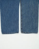 Vintage Y2K 00s Tommy Hilfiger High Rise Denim 'Freedom Fit' Loose Straight Leg Jeans - W36 L30