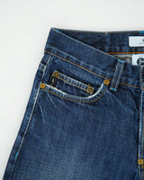 Vintage Y2K 00s Armani Exchange J65 Mid Rise Made In USA Denim Easy Fit Straight Leg Jeans - W28 L30