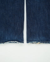 Vintage Y2K 00s Armani Exchange J65 Mid Rise Made In USA Denim Easy Fit Straight Leg Jeans - W28 L30