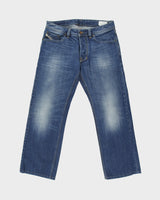 Vintage Y2K Diesel 'Larkee' Low Rise Denim Regular Straight Leg Jeans - W32 L29