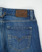 Vintage Y2K Diesel 'Larkee' Low Rise Denim Regular Straight Leg Jeans - W32 L29