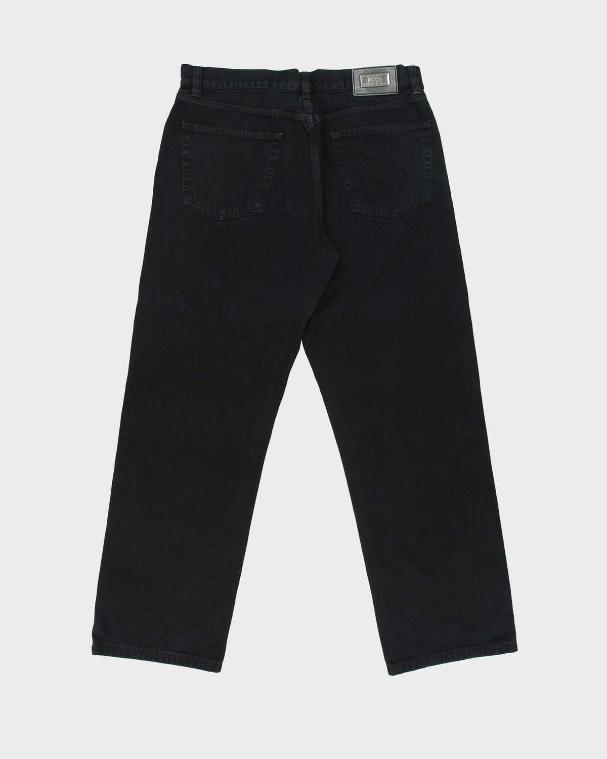 Vintage 1990s Hugo Boss 'Alabama' Mid Rise Denim Relaxed Fit Straight Leg Jeans - W34 L31