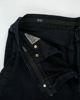 Vintage 1990s Hugo Boss 'Alabama' Mid Rise Denim Relaxed Fit Straight Leg Jeans - W34 L31
