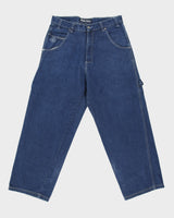 Vintage 1990s Exco 'Phat Dawg' Baggy Fit Ultra Wide Leg Denim Carpenter Jeans - W34 L32