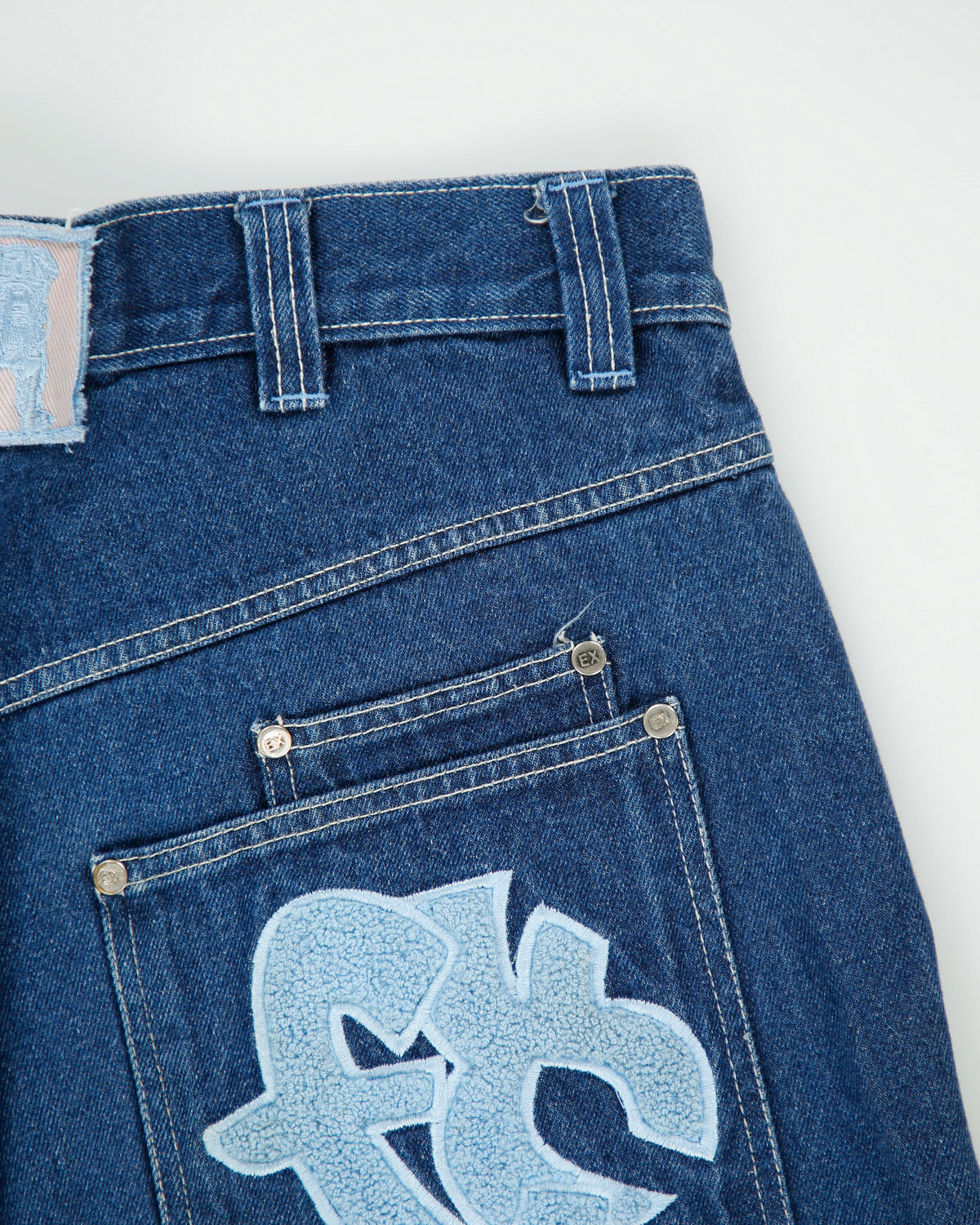 Vintage 1990s Exco 'Phat Dawg' Baggy Fit Ultra Wide Leg Denim Carpenter Jeans - W34 L32