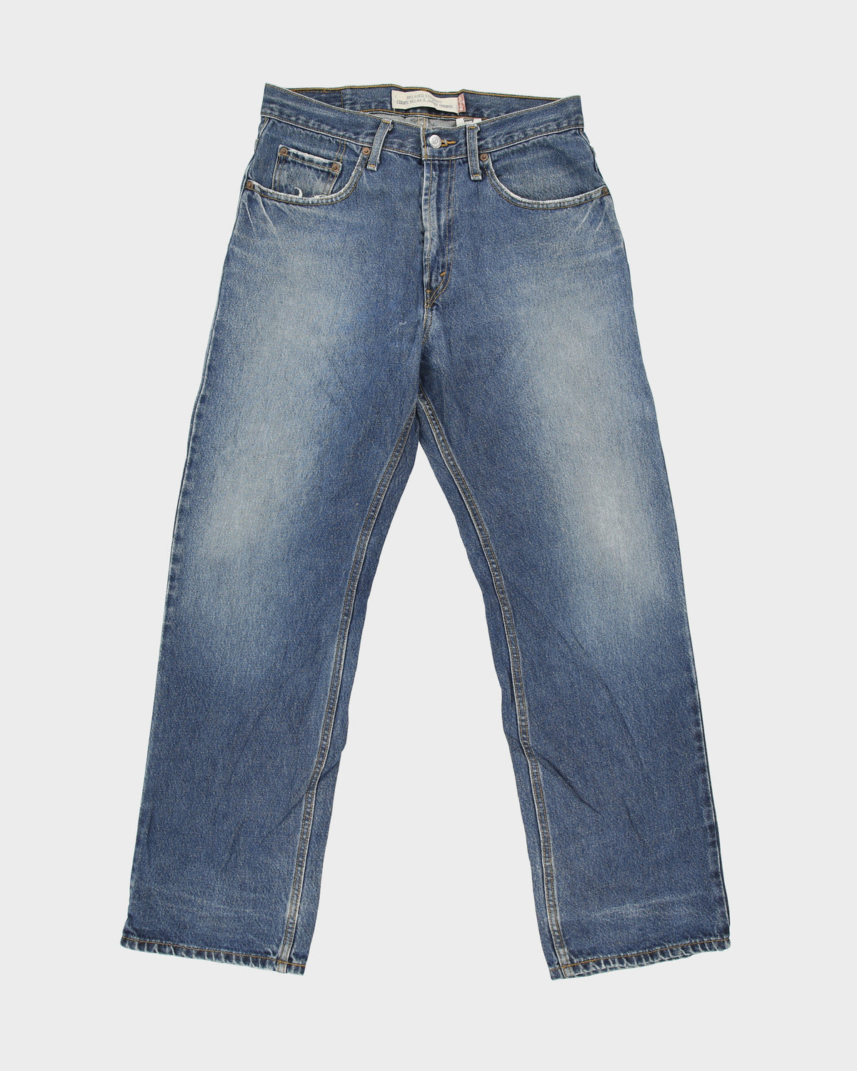 Vintage '03 Y2K Levi's Batwing Mid Rise Relaxed Straight Leg Denim Jeans - W32 L31