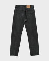 Vintage 1991 Levi's 505 Red Batwing Made In USA Mid Rise Regular Fit Straight Leg Denim Jeans - W32 L34