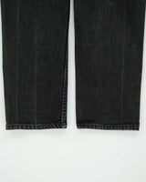 Vintage 1991 Levi's 505 Red Batwing Made In USA Mid Rise Regular Fit Straight Leg Denim Jeans - W32 L34