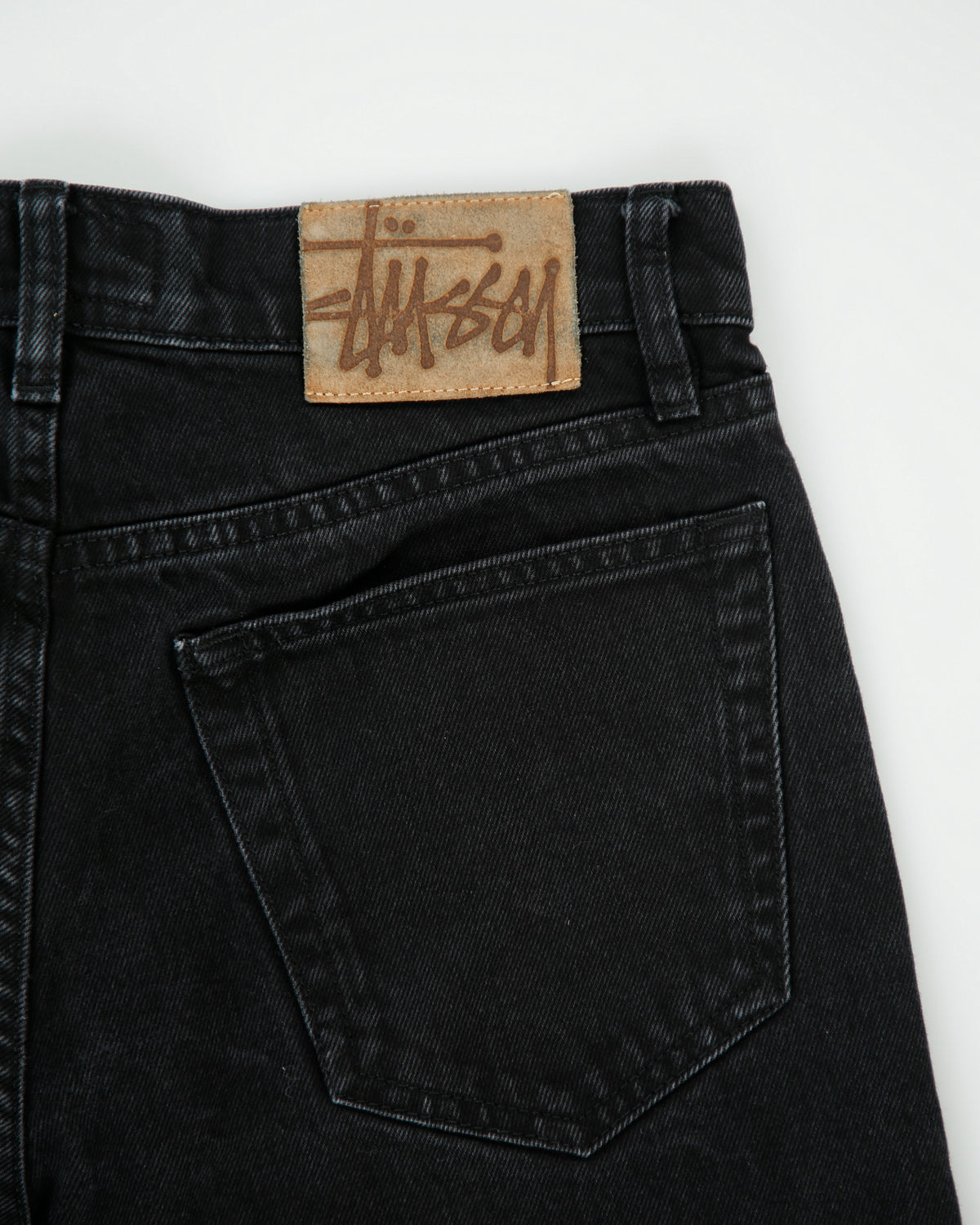 FA24 Stussy ''Big Ol'' 14.5oz Denim Mid Rise Loose Fit Straight Leg Jeans - W29 L32