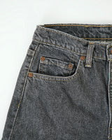 Vintage 1993 Levi's 505 Leather Patch Made In Canada Mid Rise Raw Denim Straight Leg Jeans - W29 L30