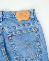 Vintage 1999 Levi's 570 Batwing Made In USA Mid Rise Baggy Fit Denim Jeans - W30 L30