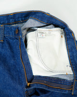 DS Vintage 1980 Levi's 505 Made In Canada Mid Rise Raw Indigo Denim Relaxed Wide Leg Jeans - W36 L30