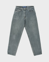 Vintage 1997 Levi's SilverTab Stone Wash Denim Made In Canada Mid Rise Relaxed Fit Tapered Jeans - W33 L32