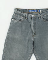 Vintage 1997 Levi's SilverTab Stone Wash Denim Made In Canada Mid Rise Relaxed Fit Tapered Jeans - W33 L32