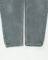 Vintage 1997 Levi's SilverTab Stone Wash Denim Made In Canada Mid Rise Relaxed Fit Tapered Jeans - W33 L32