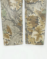 Vintage 1997 Wrangler Rugged Wear Mid Rise Advantage Realtree Camo Denim Made In USA Straight Leg Jeans - W32 L33
