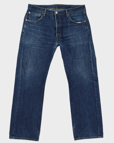 Levi's 501 Blue Medium Washed Jeans - W36 L30