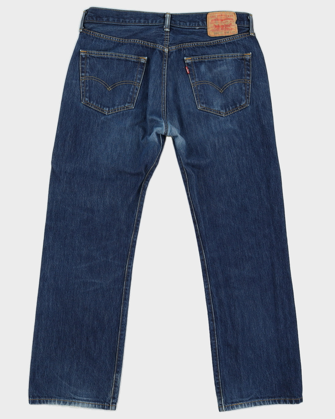 Levi's 501 Blue Medium Washed Jeans - W36 L30