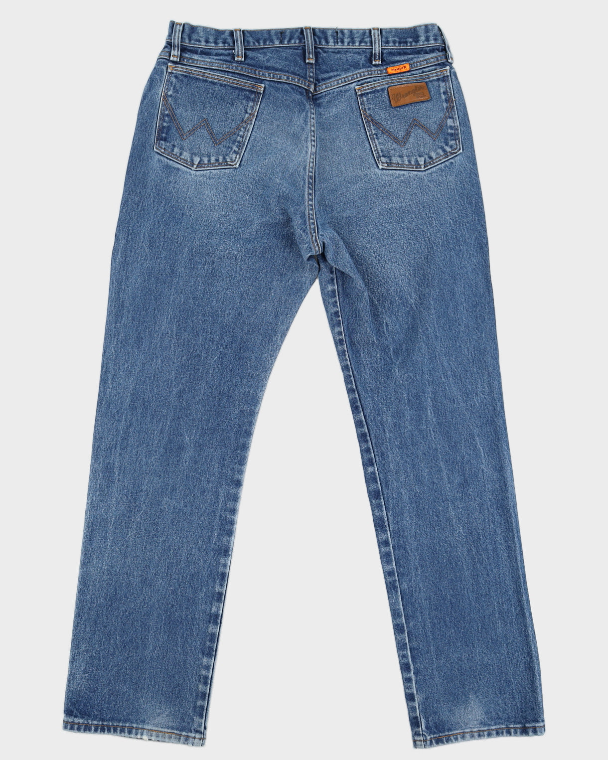 Vintage 00s Wrangler Medium Wash Flame Resistant Denim Jeans - W36 L34