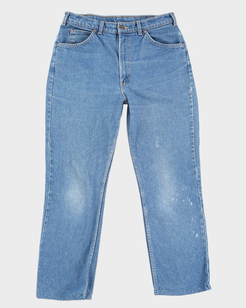 Vintage 80s Levi's 619 Orange Tab Denim Jeans - W34 L27 – Rokit