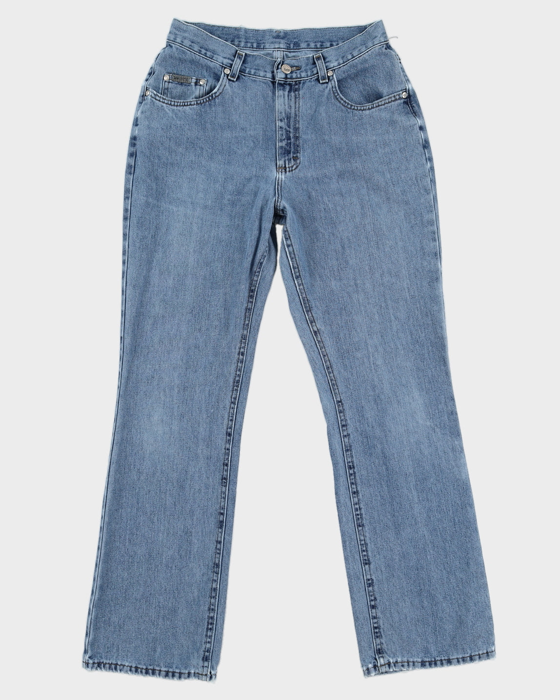 Vintage 90s Riveted By Lee Blue Denim Jeans - W31