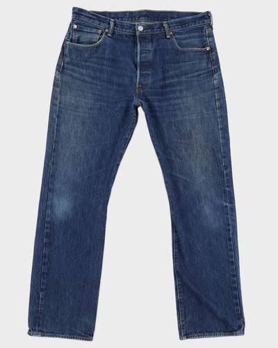 Levi's 501 Blue Medium Washed Jeans - W36 L32