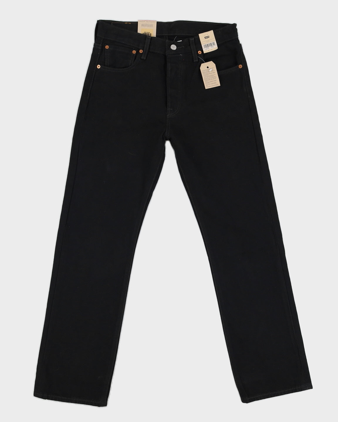 Levi's 501 Black Dark Washed Jeans - W30 L30