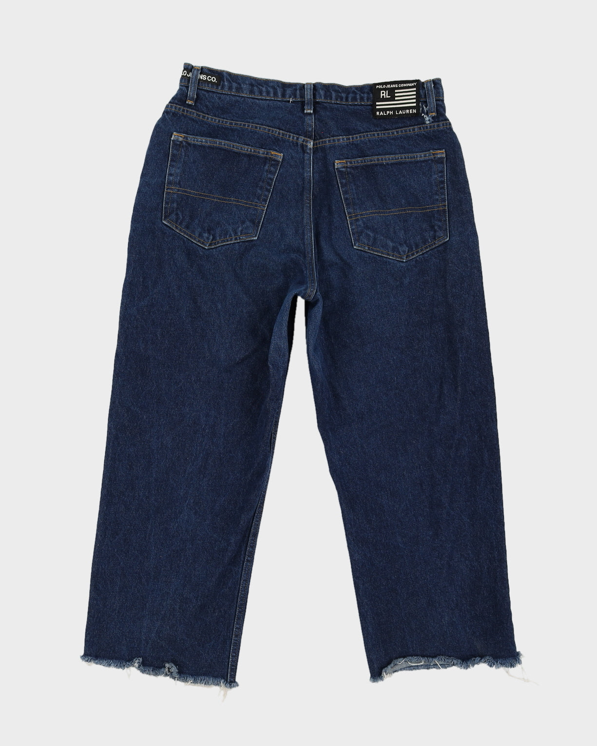 Vintage 90s Polo Jeans Dark Wash Denim Jeans - W36
