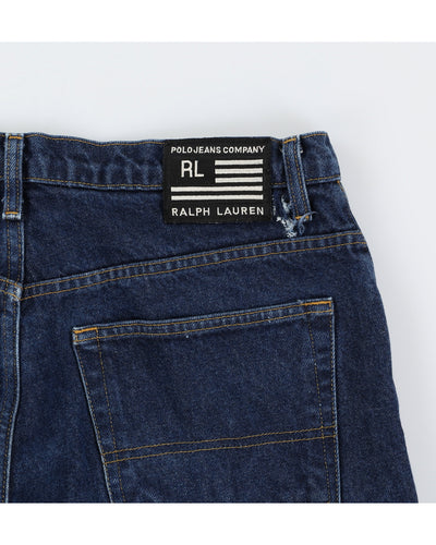 Vintage 90s Polo Jeans Dark Wash Denim Jeans - W36