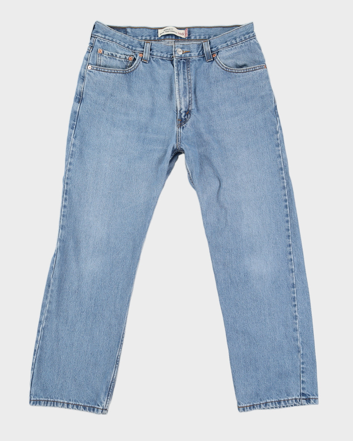 Vintage Levi's 505 Medium Wash Blue Denim Jeans - W36 L30