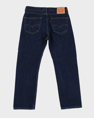 Levi's 505 Dark Wash Denim Jeans - W34 L30