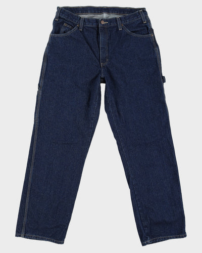 Dickies Dark Wash Carpenter Jeans - W34 L32