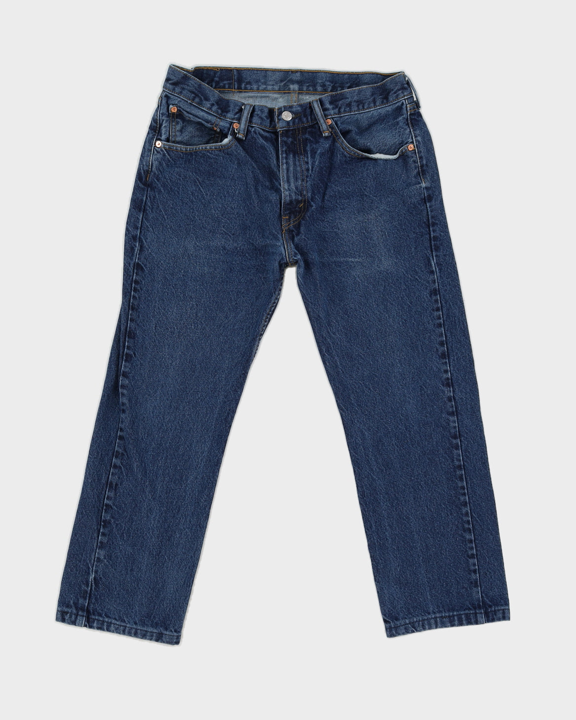 Levi's 505 Denim Jeans Dark Wash - W33 L32